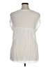 Transit Par-Such Ivory Short Sleeve Top Size XL (IV or 4) - photo 2