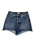 Good American Blue Denim Shorts Size 8 - photo 1