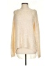 A'reve 100% Polyester Metallic Gold Pullover Sweater Size S - photo 1