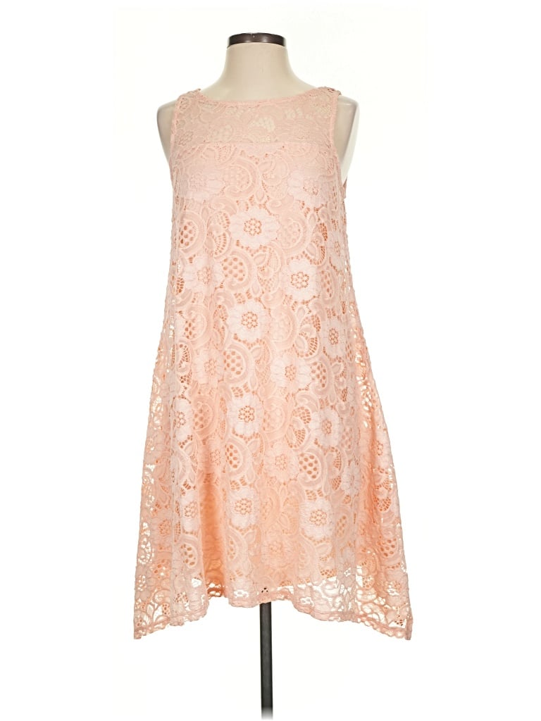 Pre-owned Signature By Robbie Bee Cocktail Dress In Orange