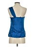 Ann Taylor 100% Silk Blue Blouse Size 4 - photo 2