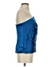 Ann Taylor 100% Silk Blue Blouse Size 4 - photo 4