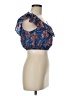 J.Crew 100% Cotton Blue Short Sleeve Top Size M - photo 4