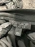 Topshop Solid Black Formal Skirt Size 6 - photo 4