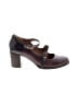 Clarks Color Block Burgundy Heels Size 8 - photo 1
