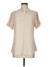 Blooming Jelly 100% Polyester Ivory Short Sleeve Blouse Size M - photo 1