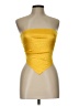 Shein 100% Polyester Yellow Tube Top Size L - photo 1