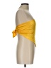 Shein 100% Polyester Yellow Tube Top Size L - photo 4
