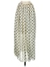 H&M 100% Polyester Polka Dots Ivory Casual Skirt Size S - photo 1