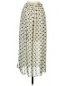 H&M 100% Polyester Polka Dots Ivory Casual Skirt Size S - photo 2