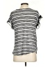 Assorted Brands Stripes Gray Short Sleeve T-Shirt Size S - photo 2