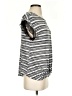 Assorted Brands Stripes Gray Short Sleeve T-Shirt Size S - photo 4