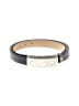 Details Silver Leather Belt Size XL - photo 1