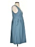 Eddie Bauer Solid Teal Casual Dress Size S - photo 4