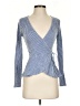 Caution to the Wind Blue Long Sleeve Top Size S (estimated) - photo 1