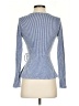 Caution to the Wind Blue Long Sleeve Top Size S (estimated) - photo 2