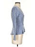 Caution to the Wind Blue Long Sleeve Top Size S (estimated) - photo 4