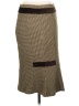 Cato 100% Acrylic Houndstooth Brown Formal Skirt Size 4 - photo 2