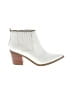 Marc Fisher White Ankle Boots Size 7 - photo 1