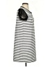 Adrienne Vittadini Stripes Black Casual Dress Size S - photo 4