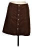 Mossimo Supply Co. Solid Brown Casual Skirt Size 6 - photo 1