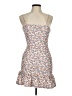 Shein Floral Orange Cocktail Dress Size 6 - photo 1