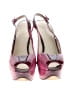 Stuart Weitzman Graphic Pink Heels Size 8 - photo 2