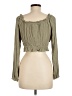 Lefties Green 3/4 Sleeve Blouse Size M - photo 2