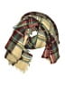 Unbranded Plaid Brown Red Scarf One size - photo 1