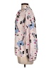 Kaari Blue Floral Pink Long Sleeve Blouse Size L - photo 5