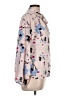 Kaari Blue Floral Pink Long Sleeve Blouse Size L - photo 4