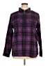L.L.Bean Plaid Purple Long Sleeve Button-Down Shirt Size XL - photo 1
