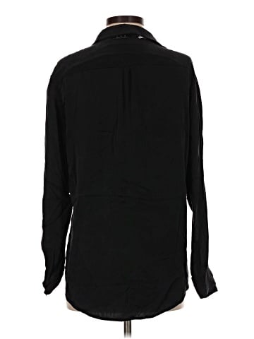 Zoa Long Sleeve Silk Top (view 2)