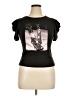 Love J Graphic Black Short Sleeve Top Size XL - photo 1