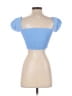 Peixoto Blue Short Sleeve Top Size XXS - photo 2