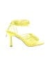 Azalea Wang Yellow Sandals Size 8 1/2 - photo 1
