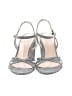 Stuart Weitzman 100% Leather Silver Sandals Size 8 1/2 - photo 2