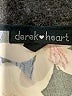 Derek Heart Print Black Casual Dress Size M - photo 7