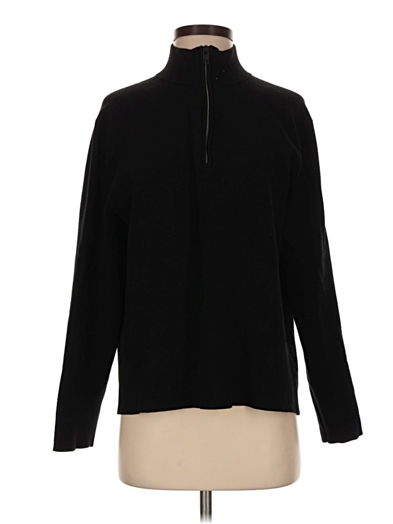 Pre-owned Tahari Turtleneck Sweater In Black