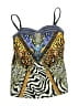 Venus Animal Print Gold Swimsuit Top Size 10 - photo 1