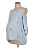 Motherhood Blue Sleeveless Blouse Size XL Maternity - photo 1