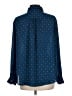 UNTUCKit 100% Polyester Polka Dots Blue Long Sleeve Blouse Size 16 - photo 2