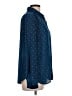 UNTUCKit 100% Polyester Polka Dots Blue Long Sleeve Blouse Size 16 - photo 4