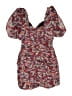 Zara 100% Polyester Floral Red Cocktail Dress Size XS - photo 2