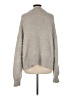 Scoop Tweed Silver Turtleneck Sweater Size M - photo 2