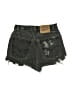 Levi's 100% Cotton Green Denim Shorts Size 10R - photo 2