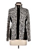 Onque Casuals Animal Print Black Jacket Size M - photo 1