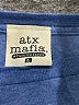 ATX Mafia Blue Short Sleeve Top Size L - photo 7