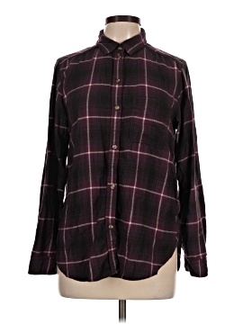 American Eagle Outfitters Long Sleeve Button-Down Shirt (view 1)