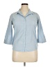 Arrow Blue 3/4 Sleeve Blouse Size XL - photo 1